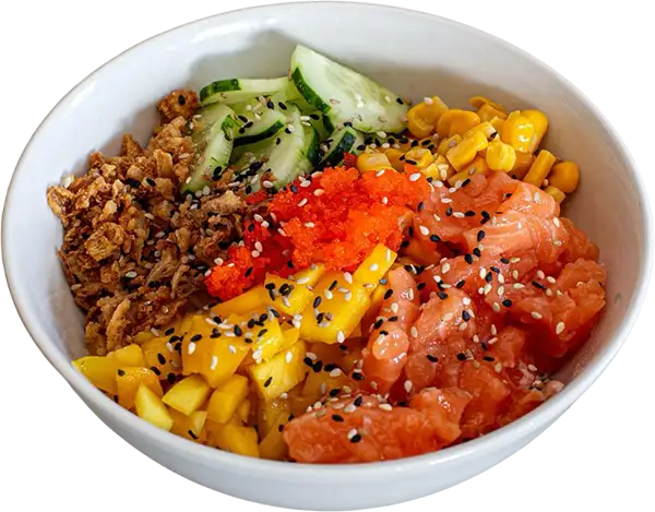 Poke de salmón Convidapoke en Denia